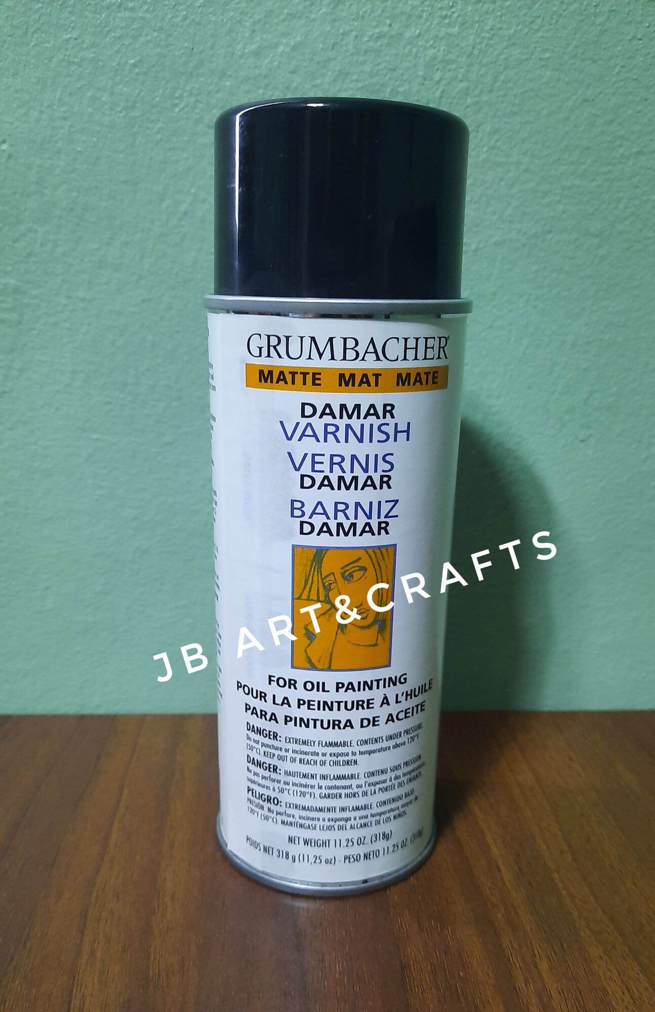 Grumbacher damar spray varnish for OIL painting (Matte) Lazada PH