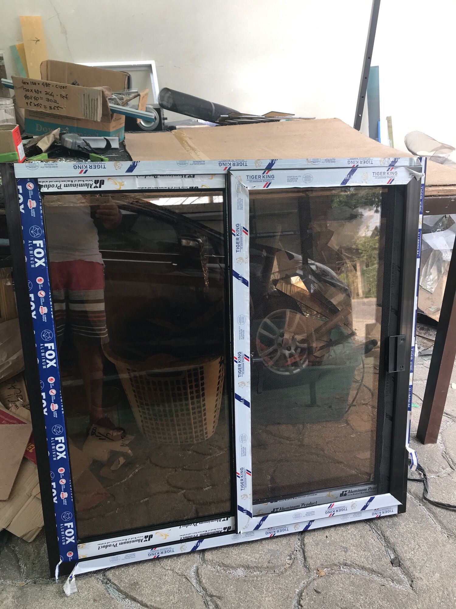 H-88 x 69.5cm-W aluminum sli...