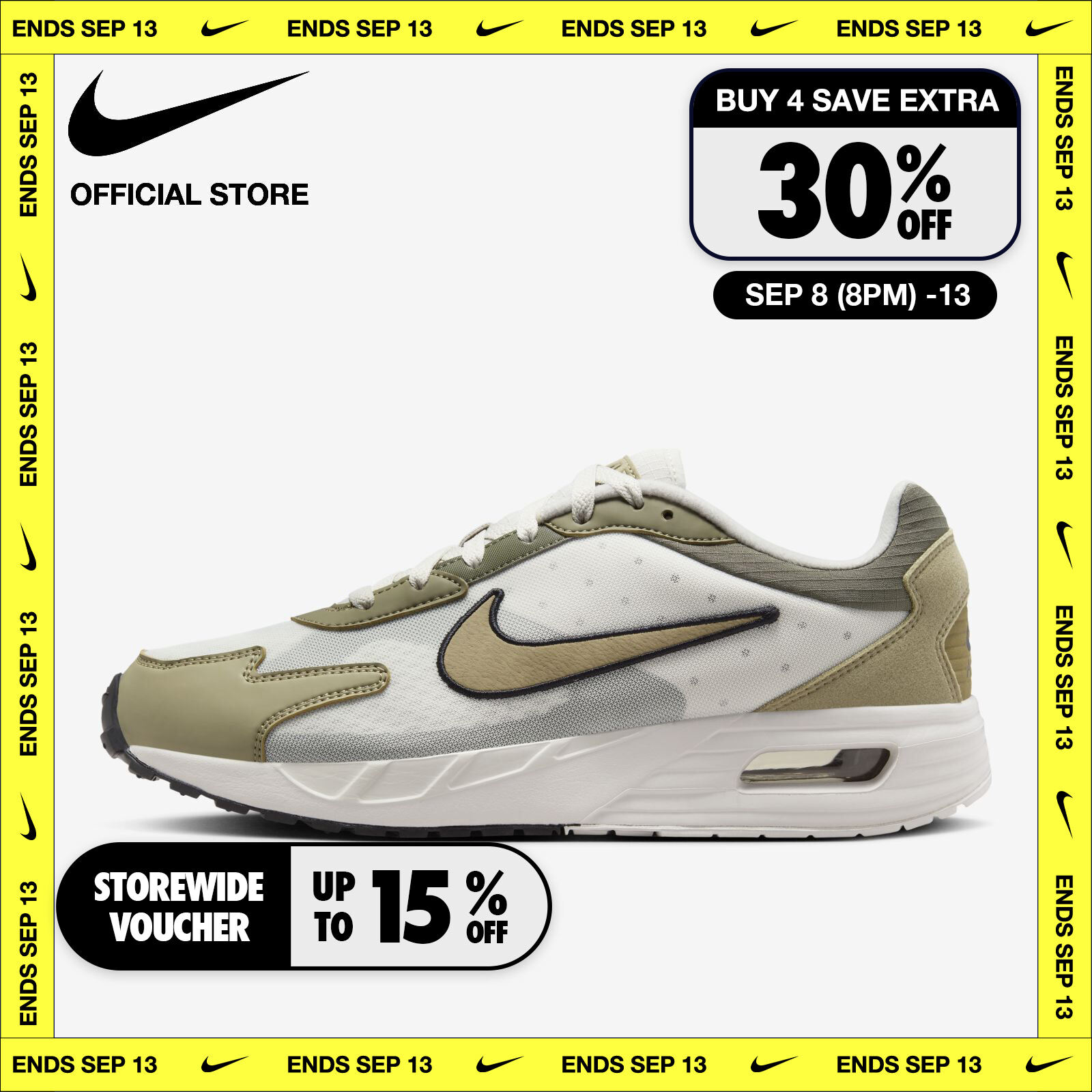 Discount on Nike  shoes - SKU: Nike Men's Air Max Solo Shoes - Light Bone