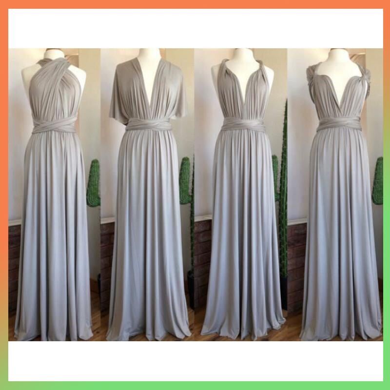 Light grey hot sale infinity dress