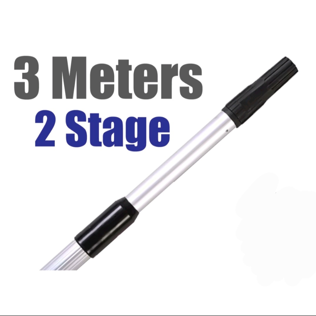 3 Meters, 2Stage, Paint Roller Brush Aluminum Extension Pole, Aluminum
