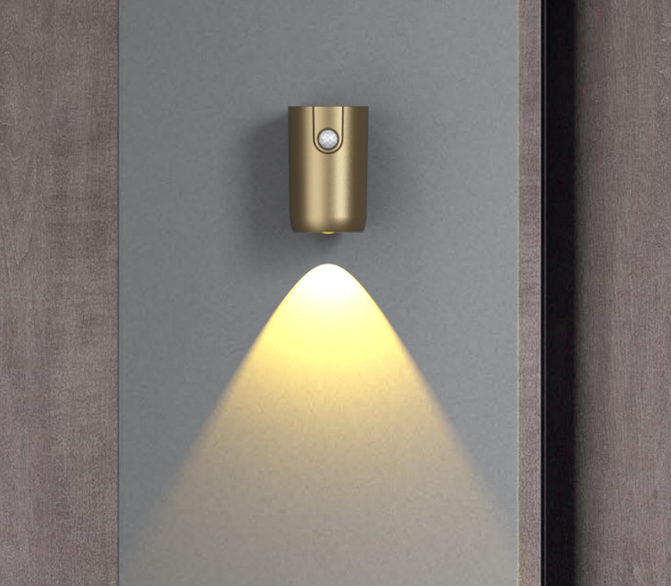 USB Charging Magnetic Induction Door Human Sensing Spotlights Lamp The Atmosphere Aisle Decorative Door Wall Lamp