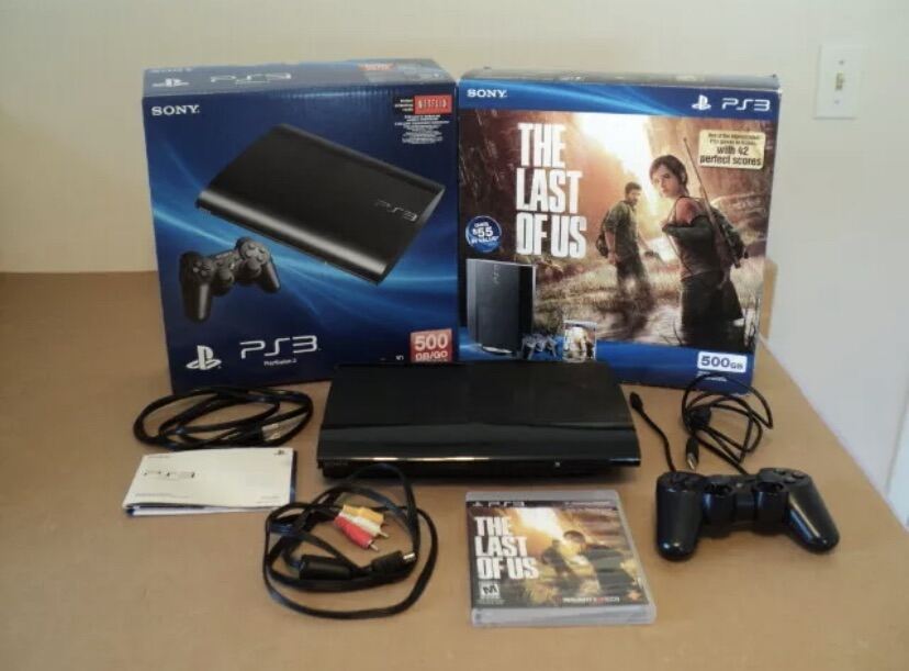 SONY PLAY STATION CONSOLE PS3 500 GB CONTROLLER GAME THE LAST OF US BOX BUNDLE Lazada PH