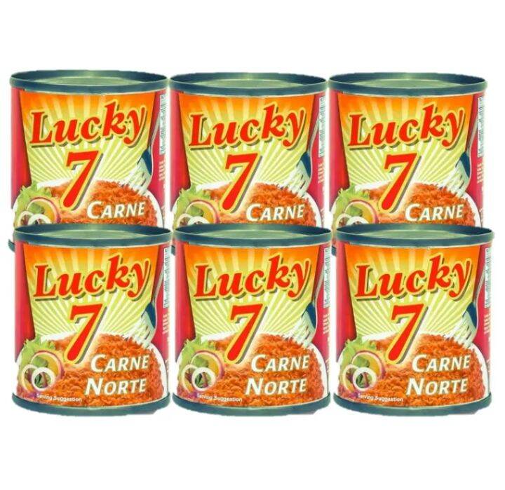 Lucky 7 Carne Norte Corned Beef 100g x 6 Lazada PH