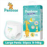Penbose Diaper 50pcs Baby Diaper Pants Unisex Ultra thin and dry Breathable Diapers