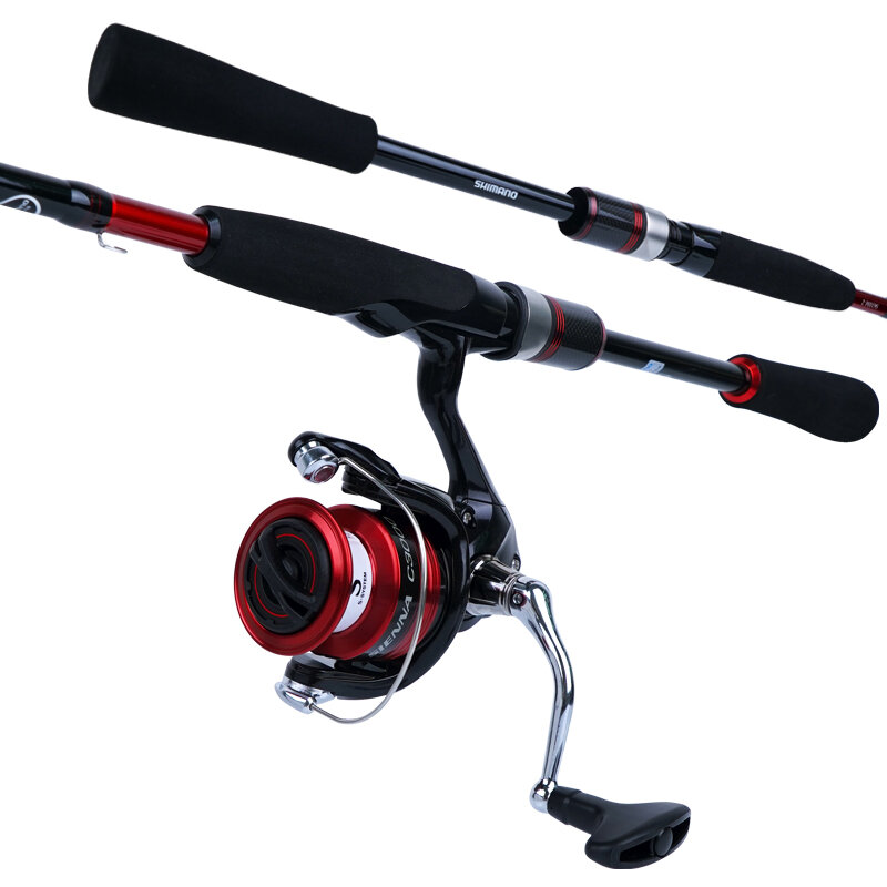 lazada fishing rod shimano Pole Combo Set, 2.1m/6.89ft, 2PCS Rods, 2PCS Spinning Reels The variable Shimano VBS braking system allows precise control of casting Shimano Zodias Fishing Rod Shopee