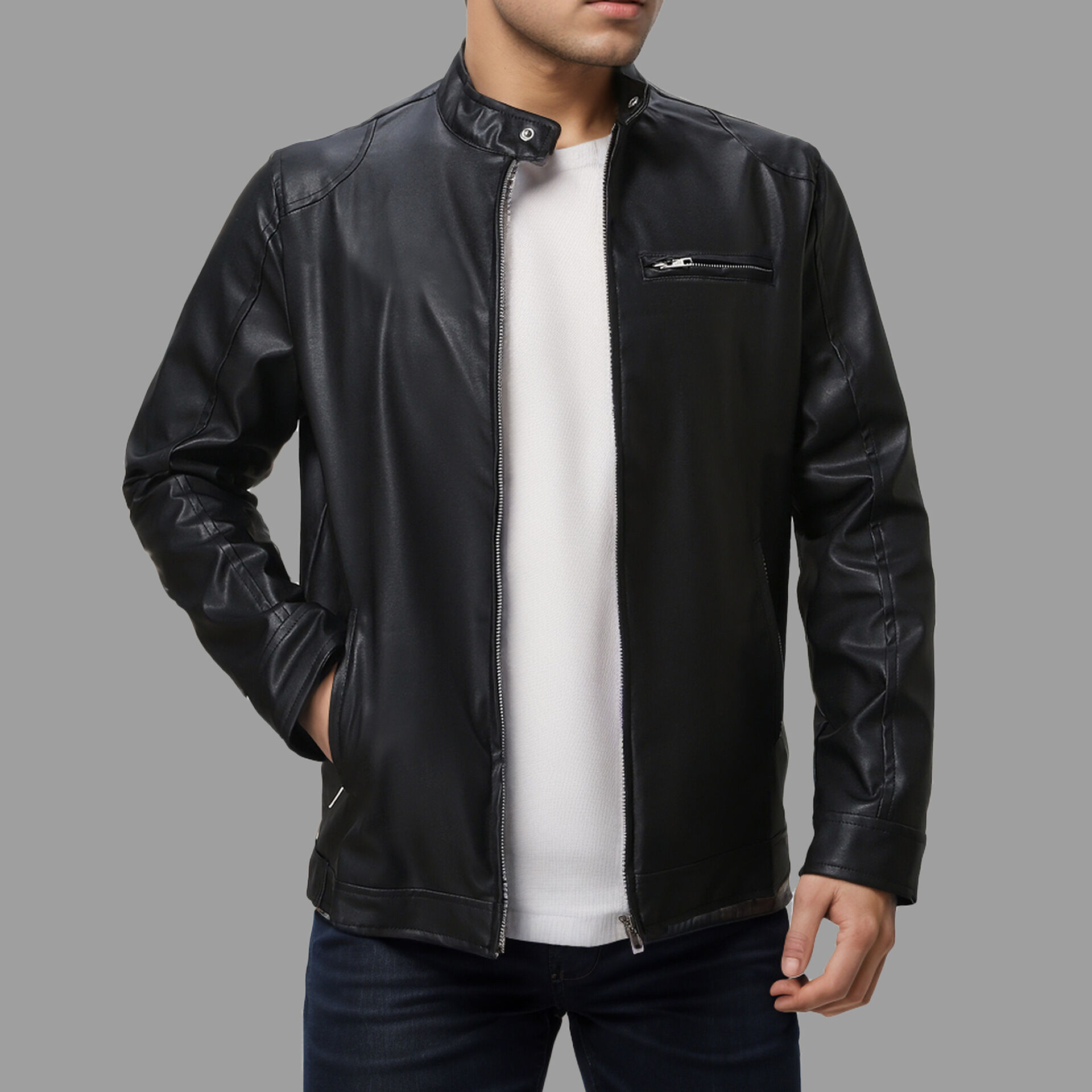 Shop Jacket For Men With Zipper Small Cheap – Fast & Easy | Lazada 