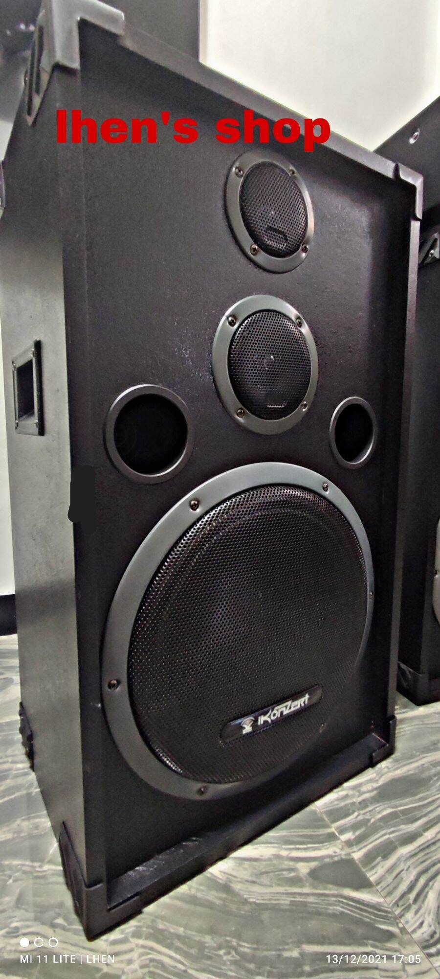 DE12 / DE15/DE10 3WAY SPEAKER FLOORSTANDING