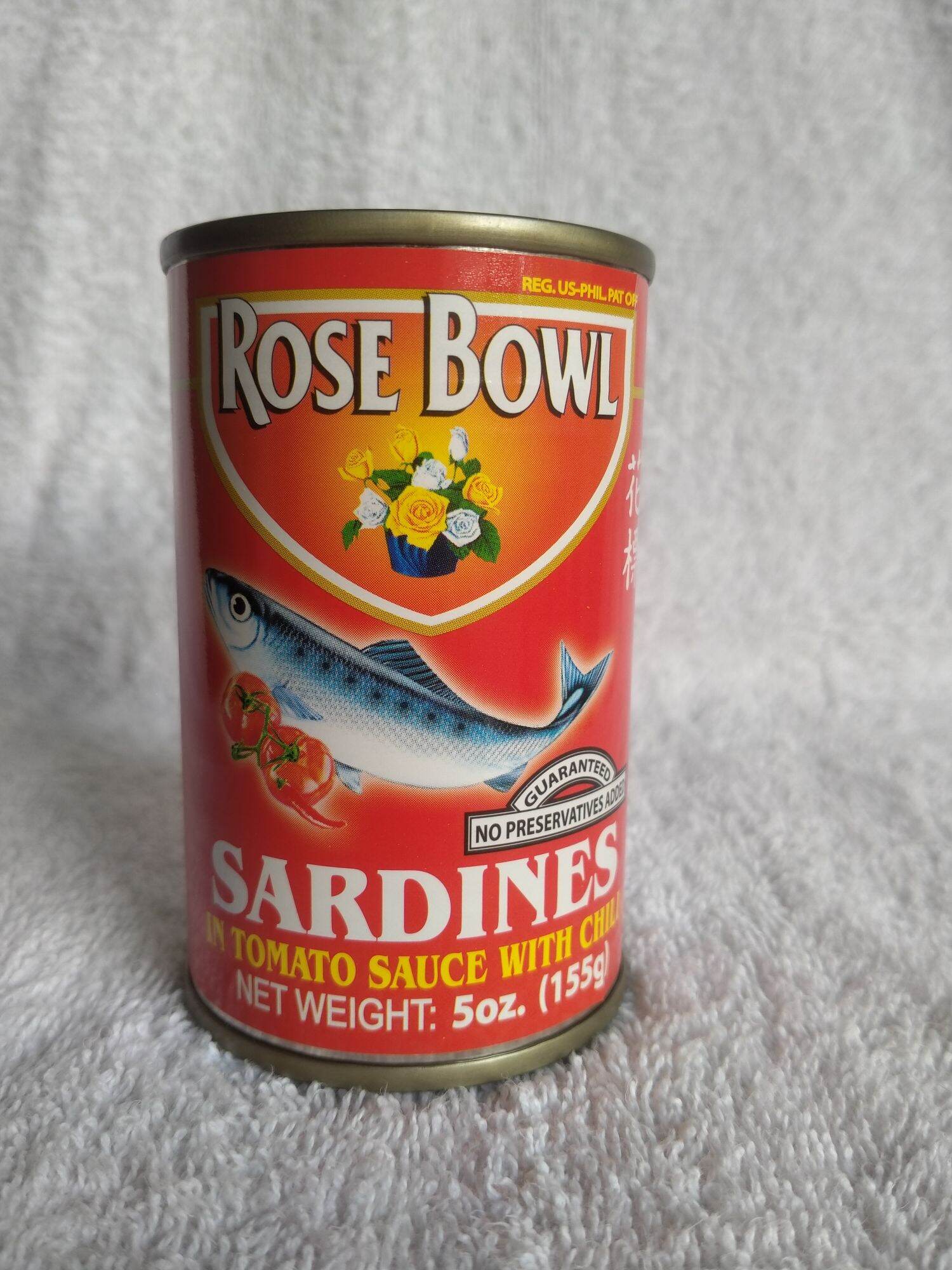 Rose Bowl Sardines in Tomato Sauce 155g x 6 Lazada PH