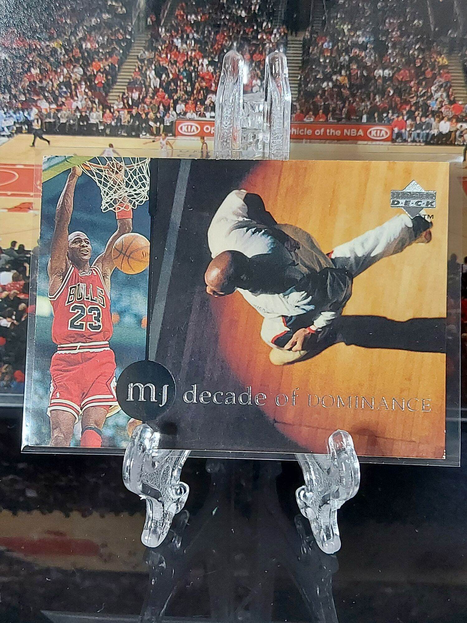 michael jordan decade of dominance basketball card