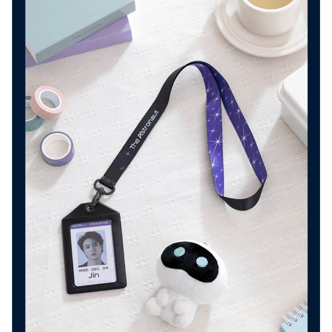 BTS Jin The Astronaut ID Card Holder Set with Special Gift Sticker