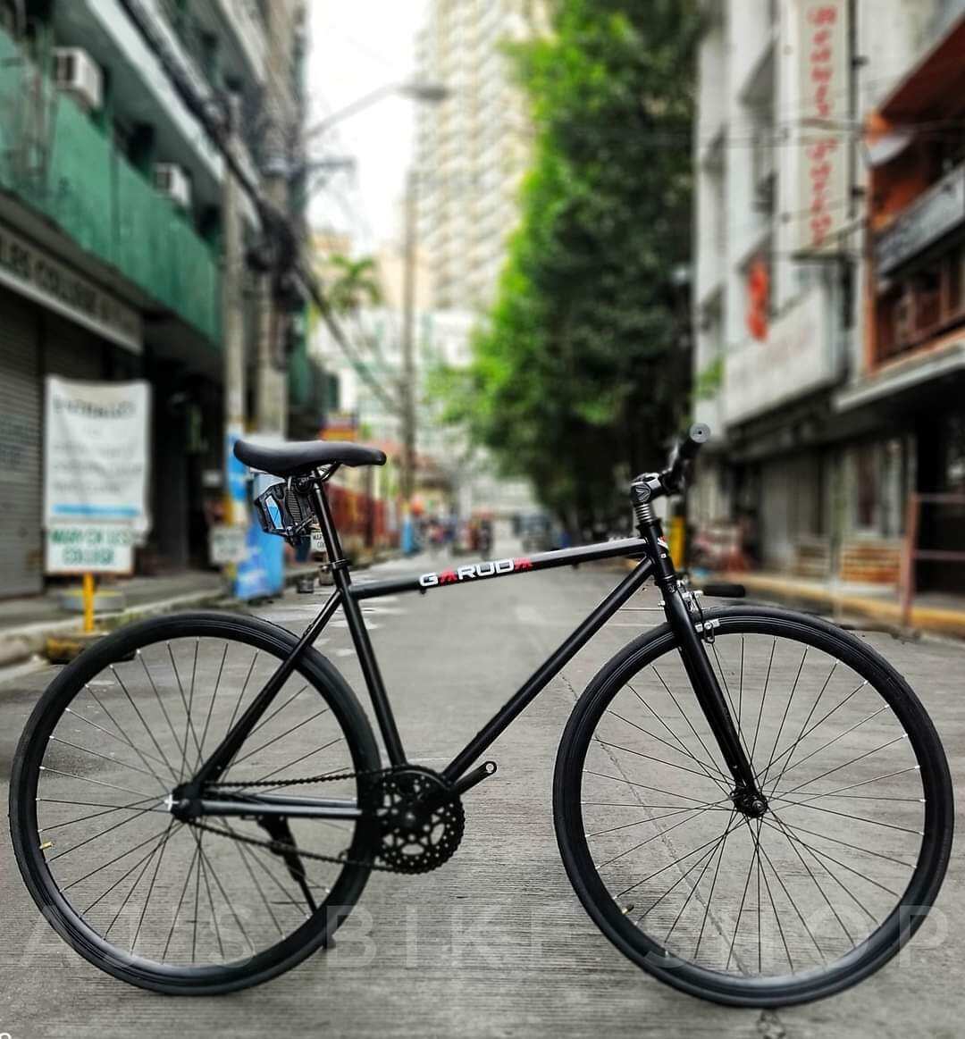 red and black fixie