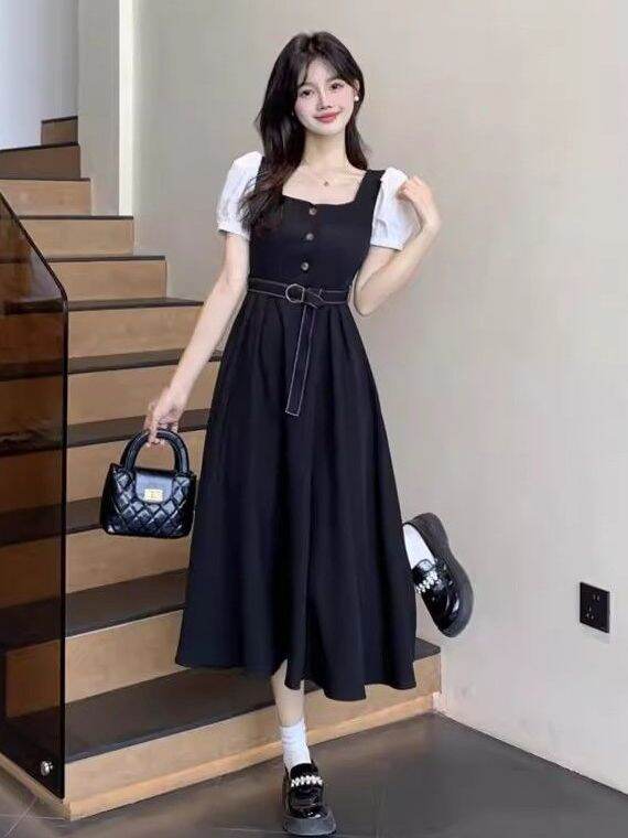shopee semi formal dress Shop Black And White Online with Best Discounts and Low Prices elegant korean party dress