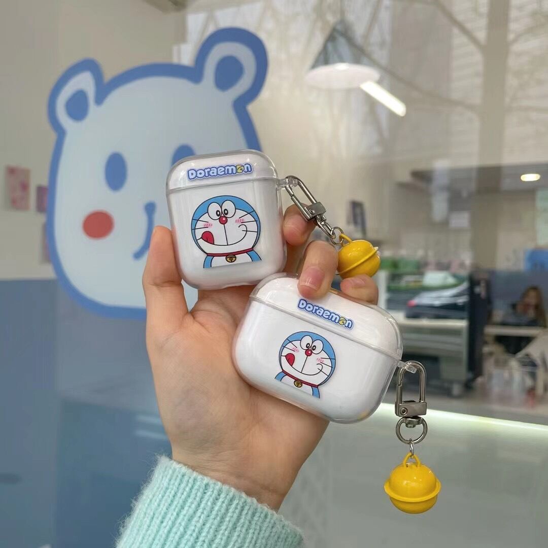 Cartoon Doraemon Bell Airpods12 Protective Case For Apple 3pro Wireless Bluetooth Earbuds Case Transparent Lazada Ph Cartoon Doraemon Bell Airpods12 Protective Case For Apple 3pro Wireless Bluetooth Earbuds Case Transparent Lazada Ph