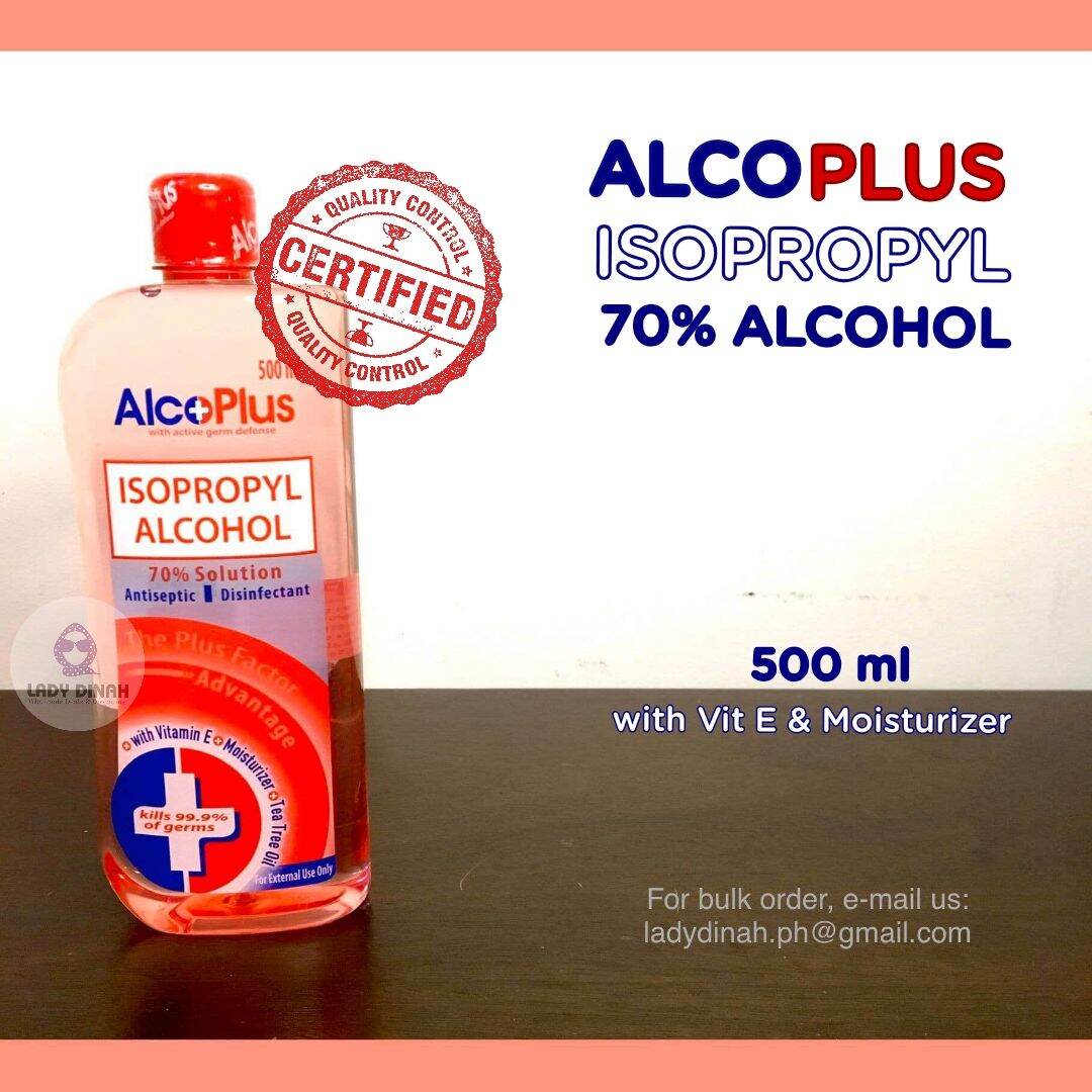 Alcoplus 70% Isopropyl Alcohol 500Ml