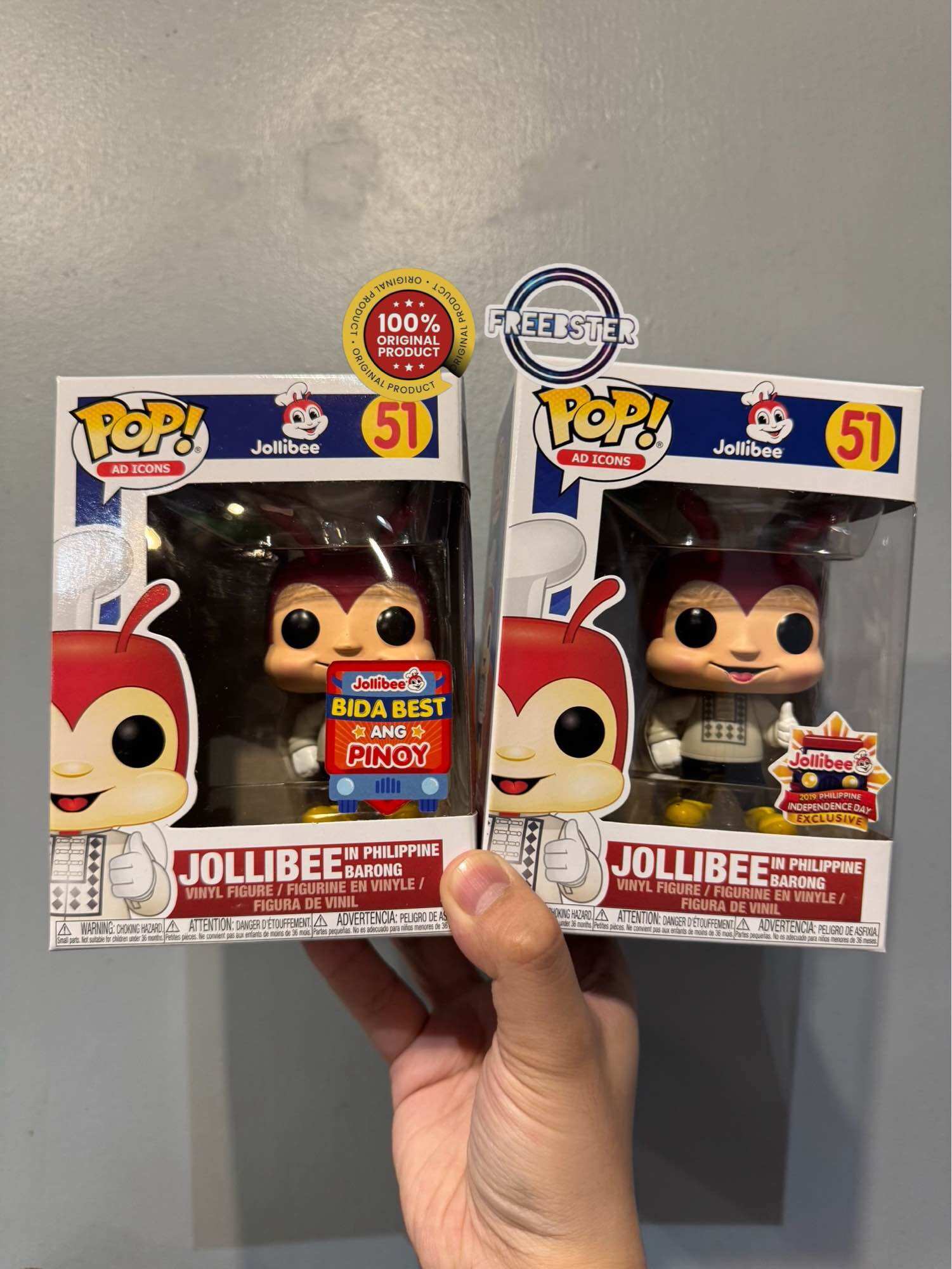 Funko Pop! Jollibee #51 - Barong Philippin, Glow In The Dark, Hobbiestock, Neuf