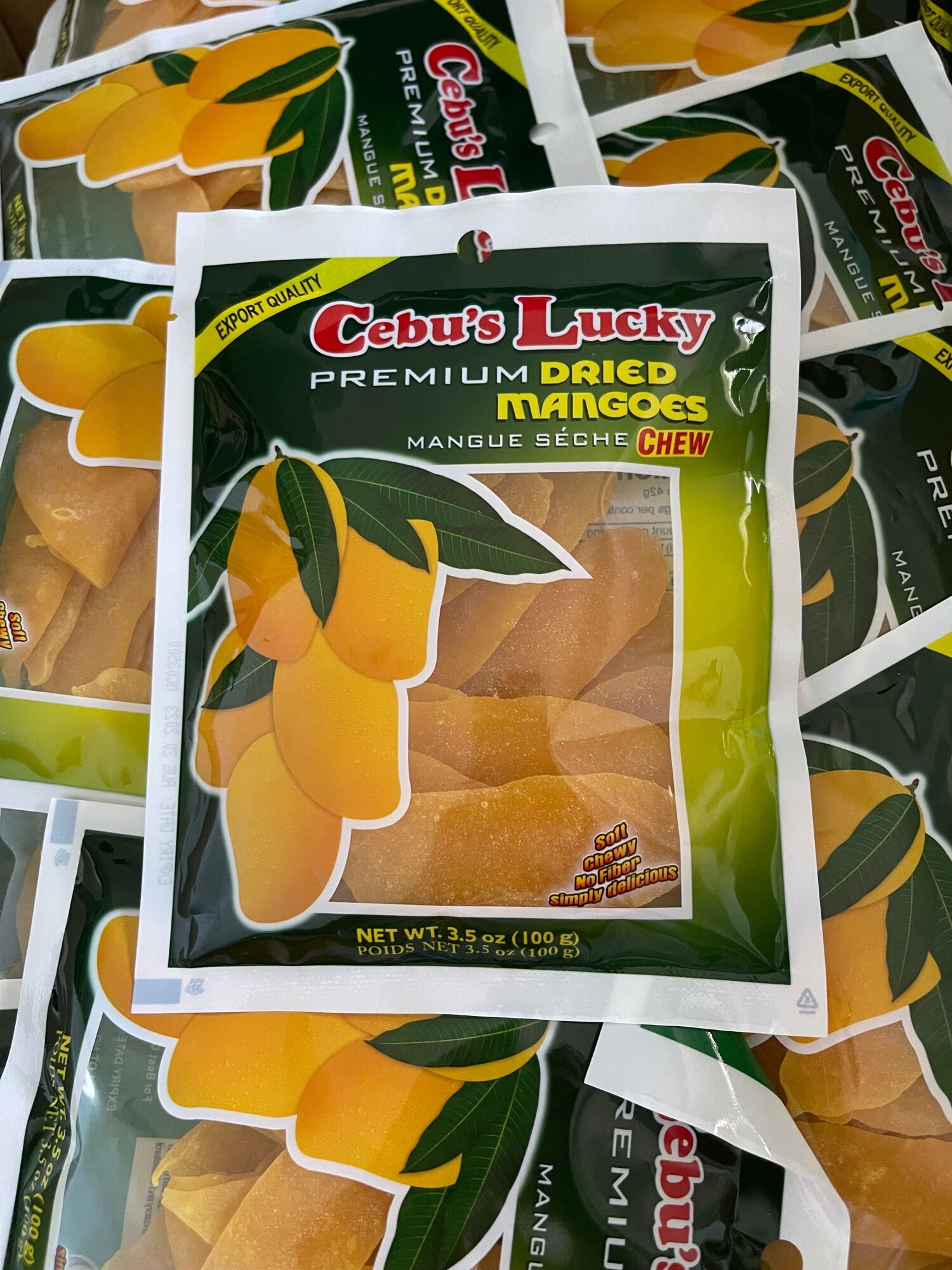 Cebu’s Lucky Dried Mangoes 100 grams in Cebu Mango | Lazada PH