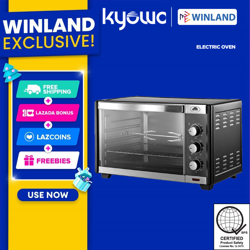 Winland Electric Oven 35L with Rotisserie for Baking and Roasting