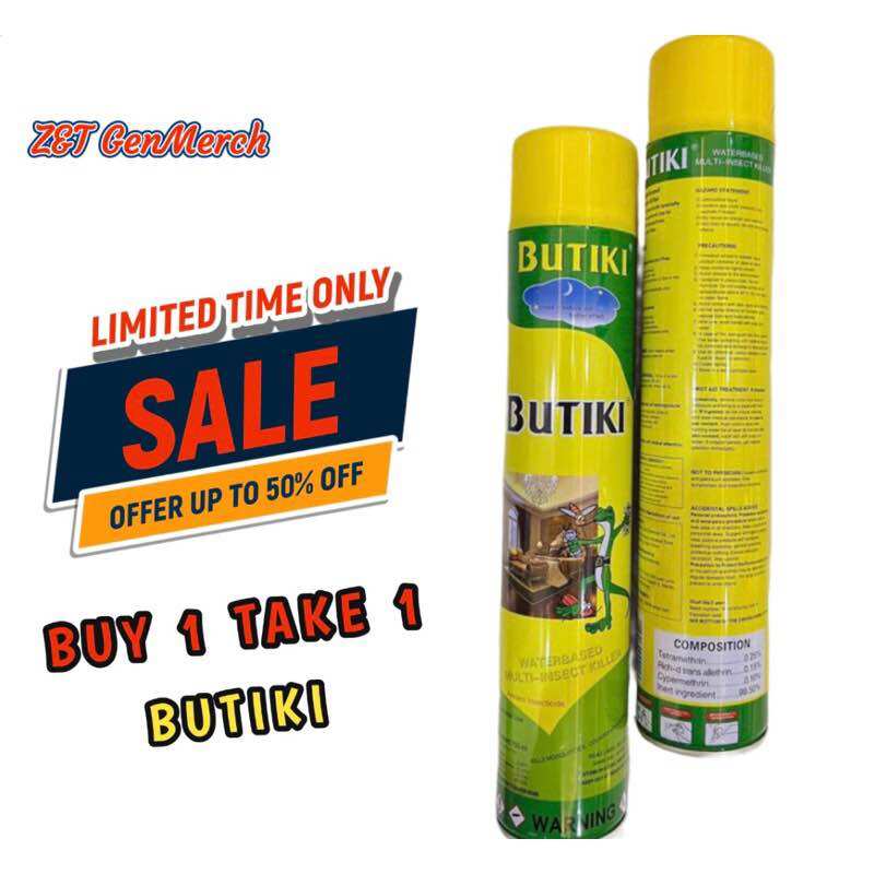 BUY 1 TAKE 1 BUTIKI Insecticide Spray Aerosol Insect Spray Mosquito Killer 750ml Insect Killer Spray - Image 3