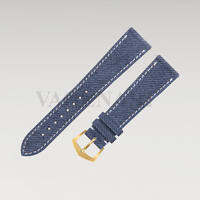 vagenari | Suede and Calf Leather Watch Strap 19-22mm
