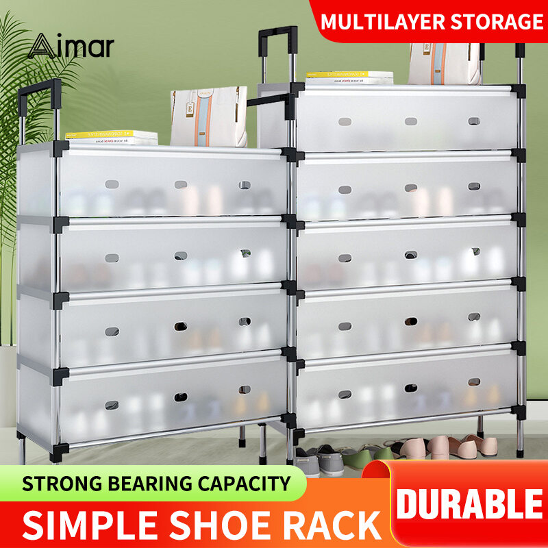 Simple Shoe Rack Organizer - Space-Saving and Dustproof Storage Solution