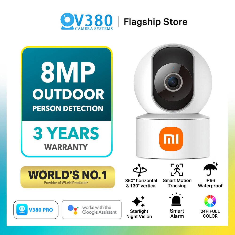 Xiaomi V380 Pro CCTV Camera: Wireless, HD, Night Vision