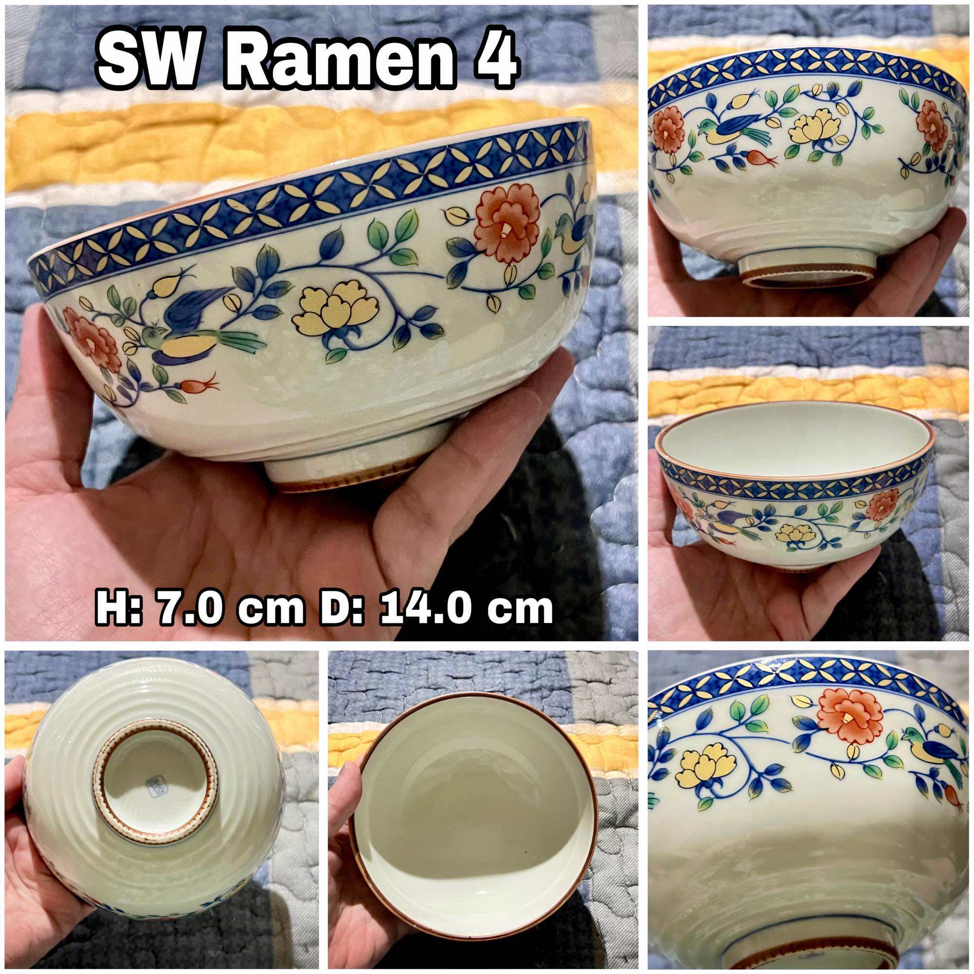 Assorted Designs and Sizes SALE Assorted Stoneware (SW) and Ceramic (C) Ramen Bowls - Japan Surplus. 