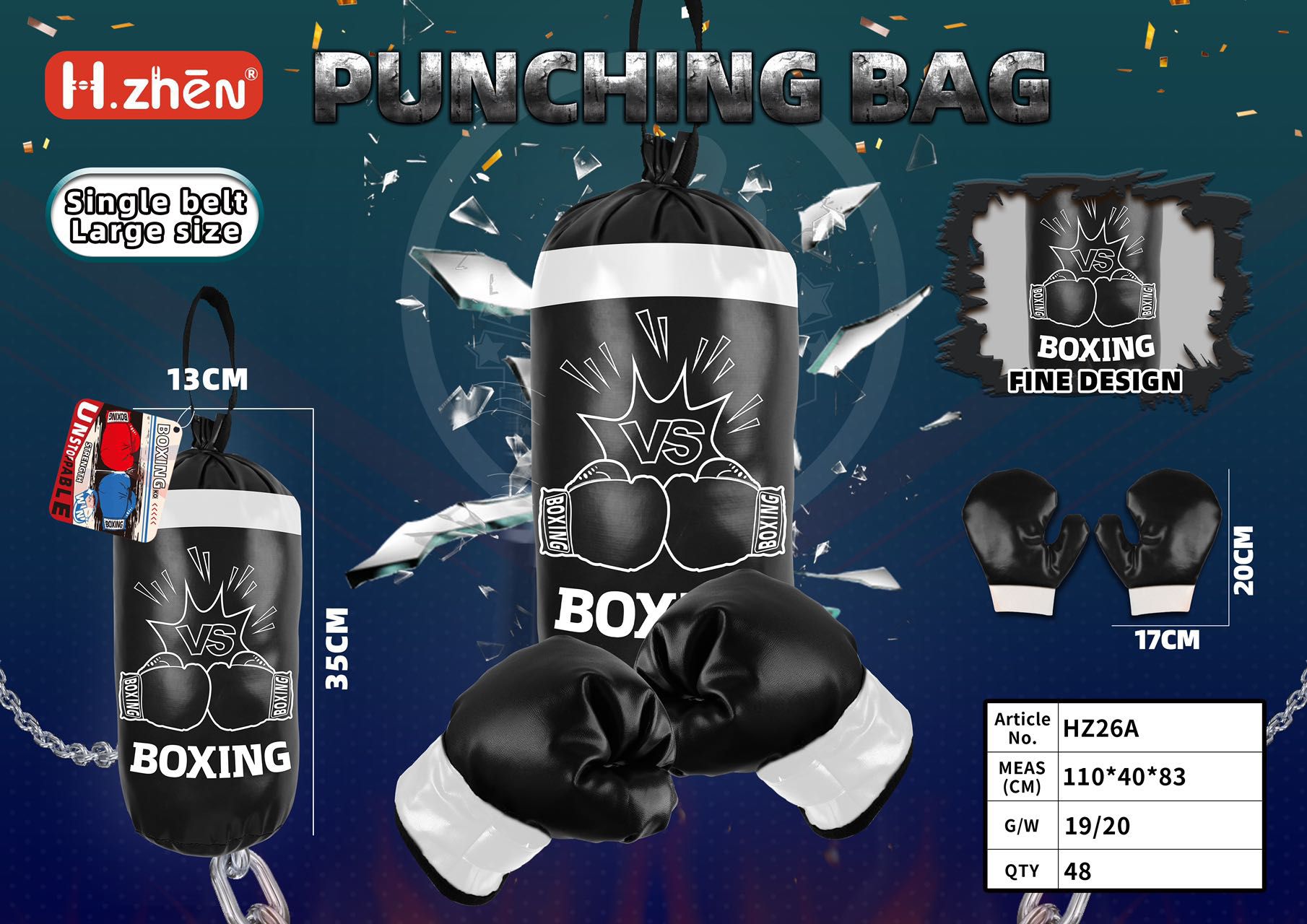 BOXING WITH 2 GLOVES BIG
