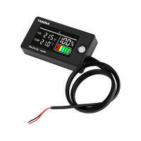 DC 8-100V High Precision LCD Digital Display Voltage Electricity Indicator Battery Universal with Temperature Display