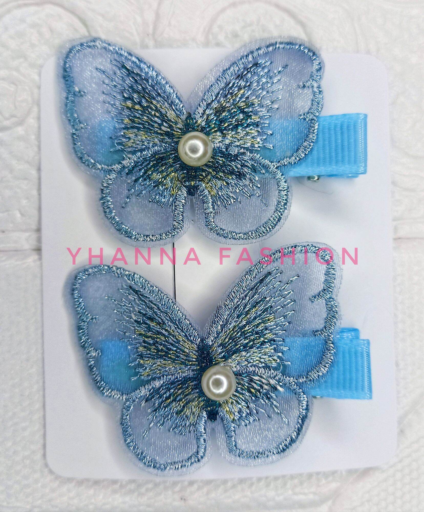 Blue Butterfly Hair Accessories – Love Sun Girl