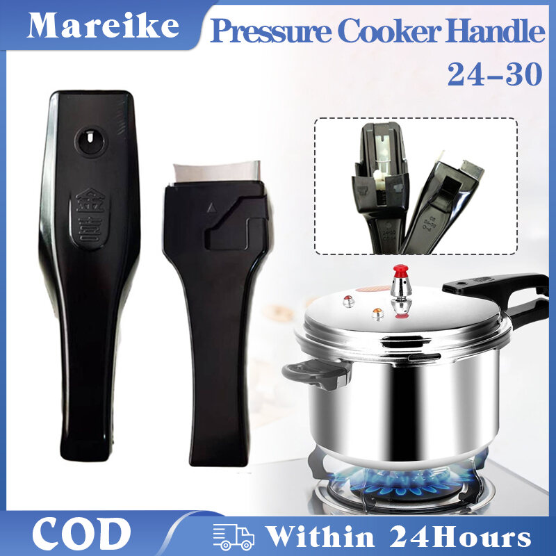 Pressure Cooker Handle Replacement Black with Screws Plastic Handle Pressure Canner Handle