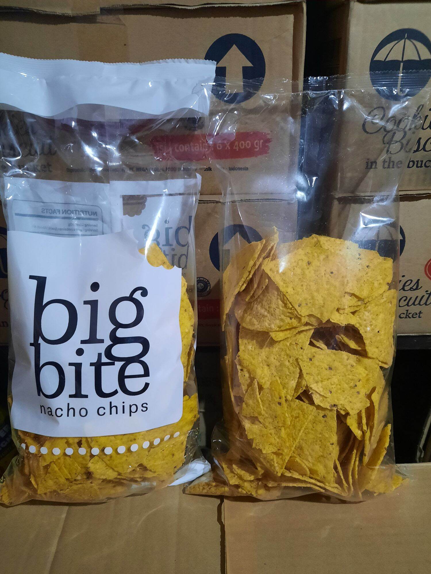 big bite nachos chips 500g(new packaging) Lazada PH
