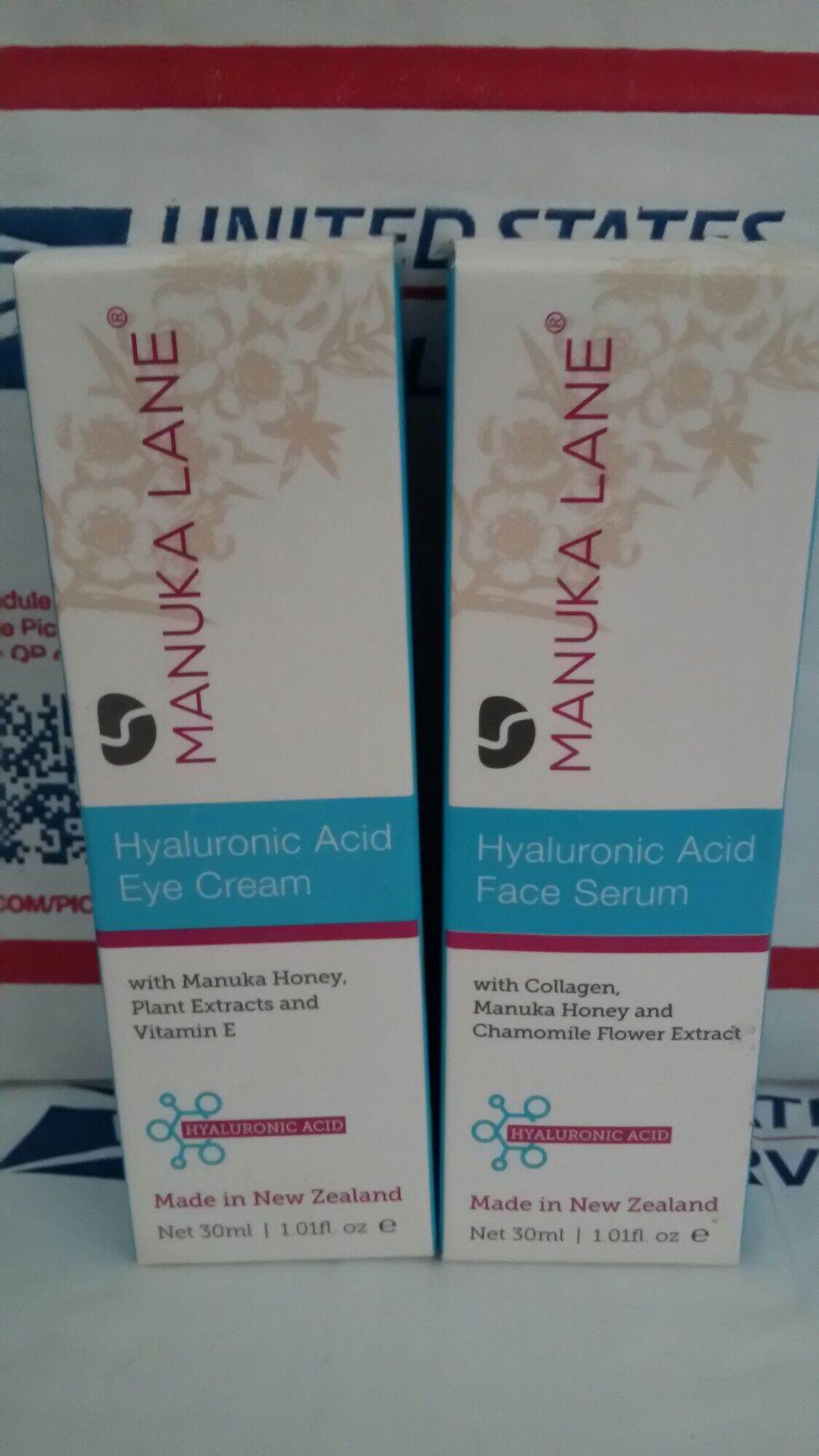 MANUKA LANE Hyaluronic Acid Eye Cream With Manuka Honey, Plant Extracts