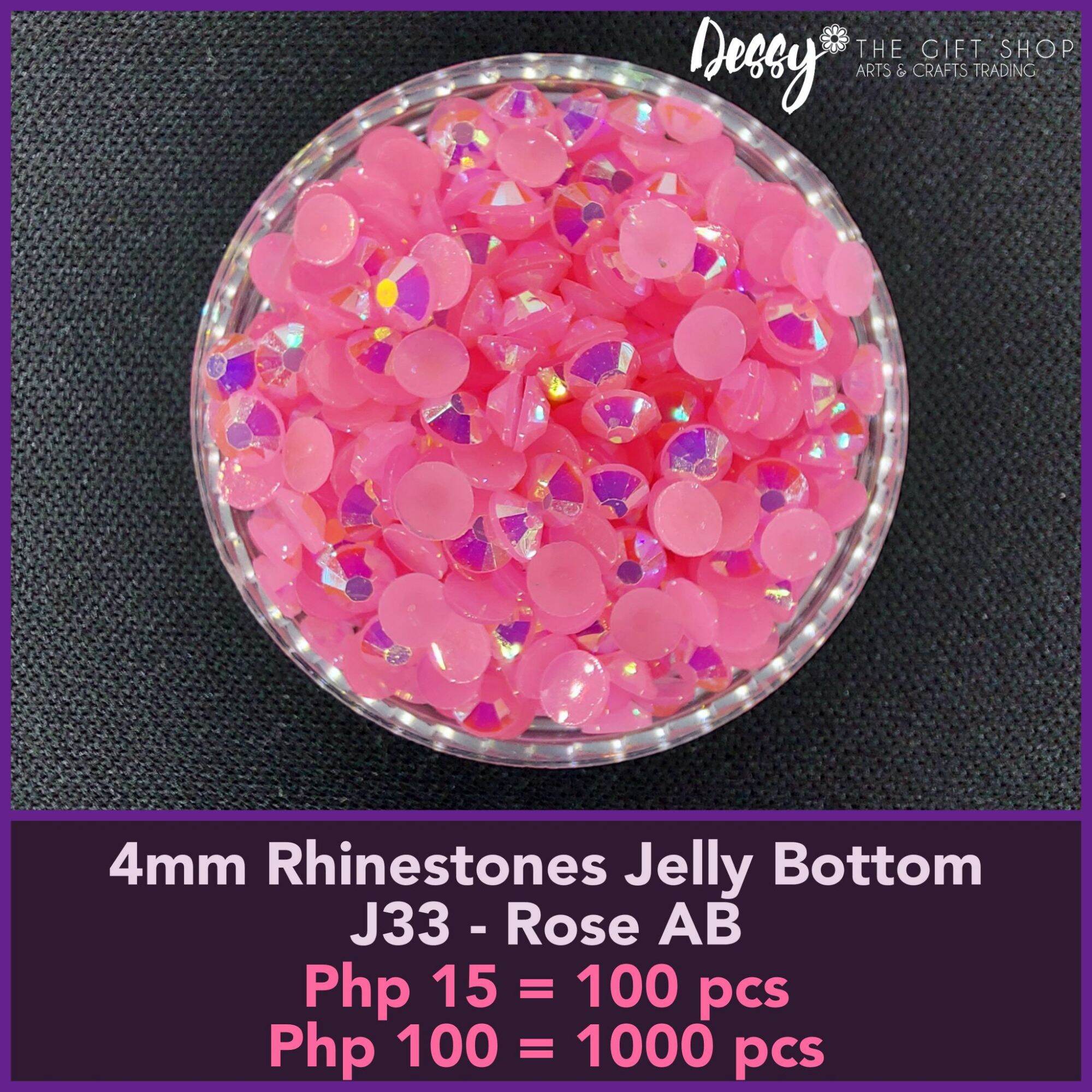 3mm Rhinestones AB Silver Bottom - Crystal AB - 100 pcs