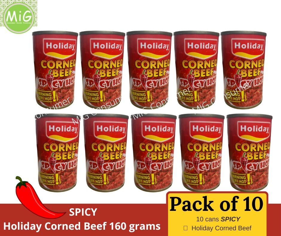 spicy-holiday-corned-beef-160-grams-x-10-cans-lazada-ph