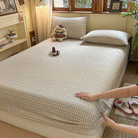 NAIYOUCHENG | Anti-slip All Cotton Double Layer Gauze Fitted Sheet Mattress Cover