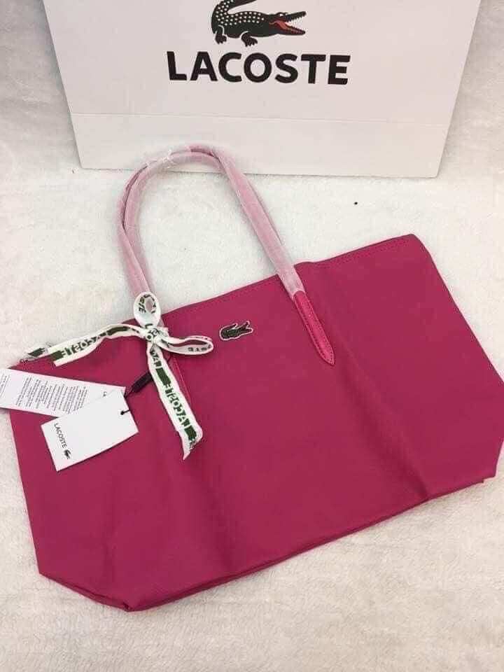 Lacoste Tote Bag With Paper Bag