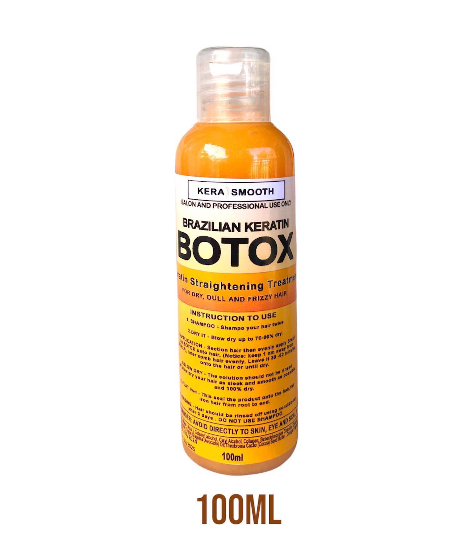 100ml [BUY1 TAKE1] kerasmooth Brazilian Botox| Keratin hair straight ...