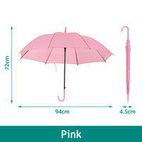 EONE Transparent Umbrella Fully Automatic Long Handle Umbrella with High Appearance Instagram Wind Small Fresh Net Red Female Student Matte White Factory Direct Wholesale Windproof DIY White Wedding Umbrella