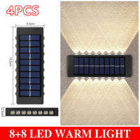 YOWXII🔥 4/6/8/10LED Solar Wall Light sensor light motion detector Outdoor Waterproof Garden Decoration Wall Lamp For Street Balcony