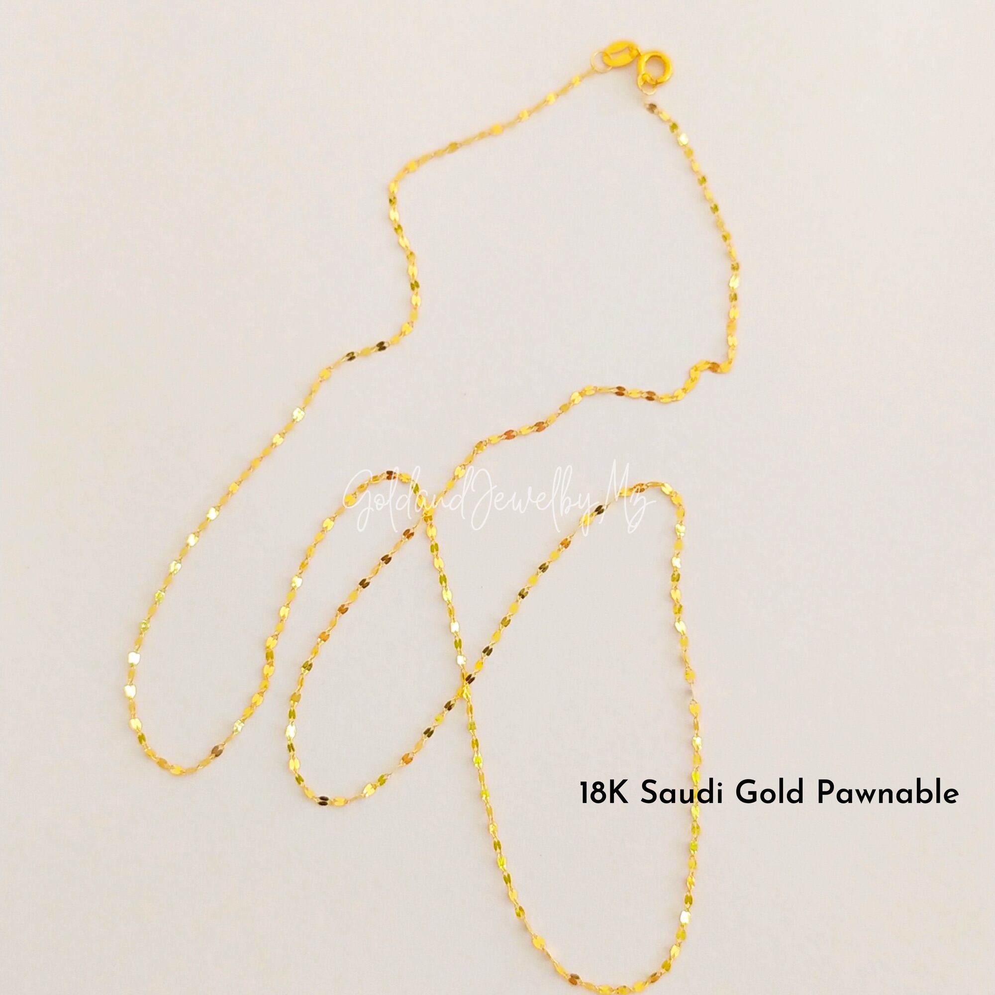 GoldandJewel 18K Gold dancing chain big fine and chunky real and