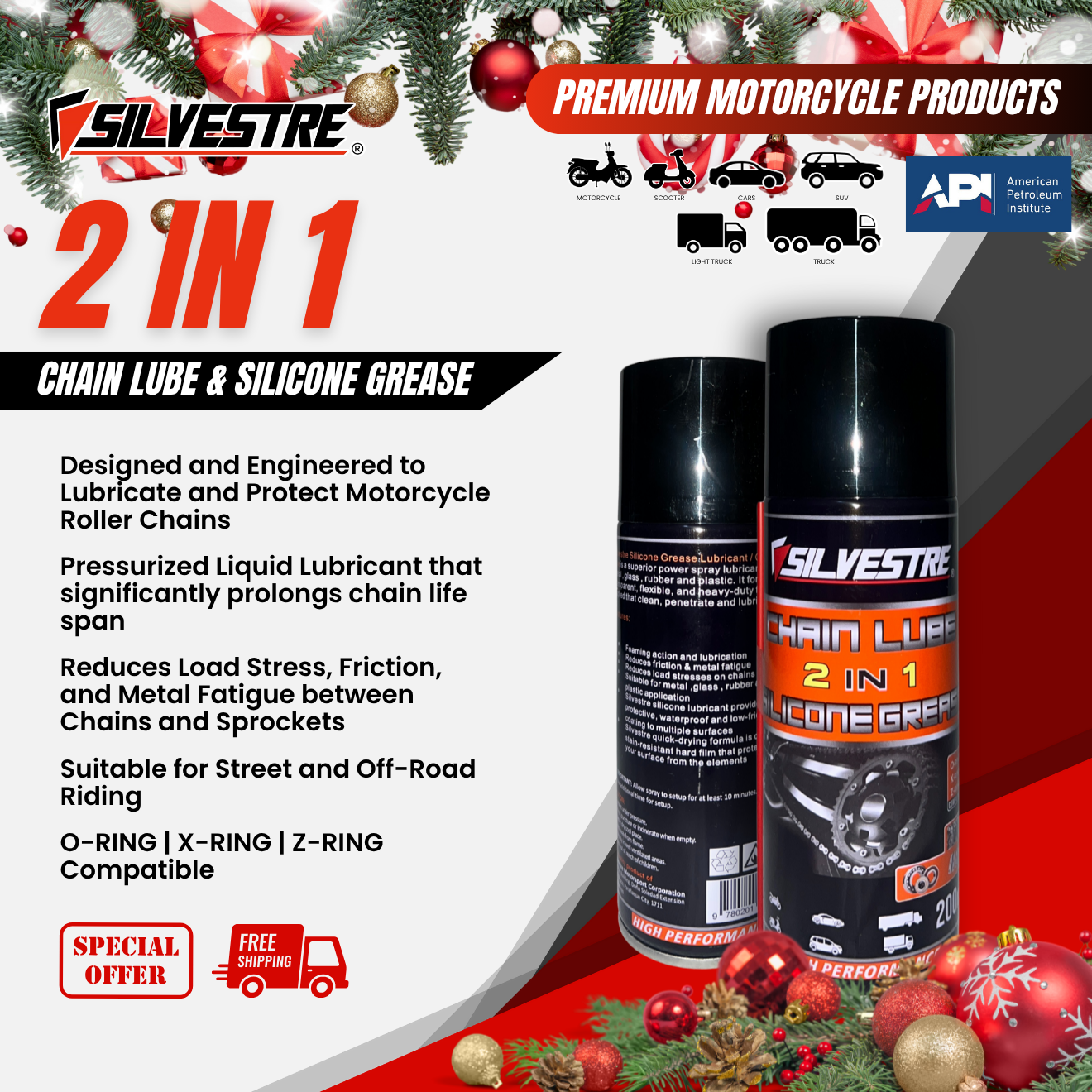 SILVESTRE in Chain Lube Silicone Grease (Chain Lubricant