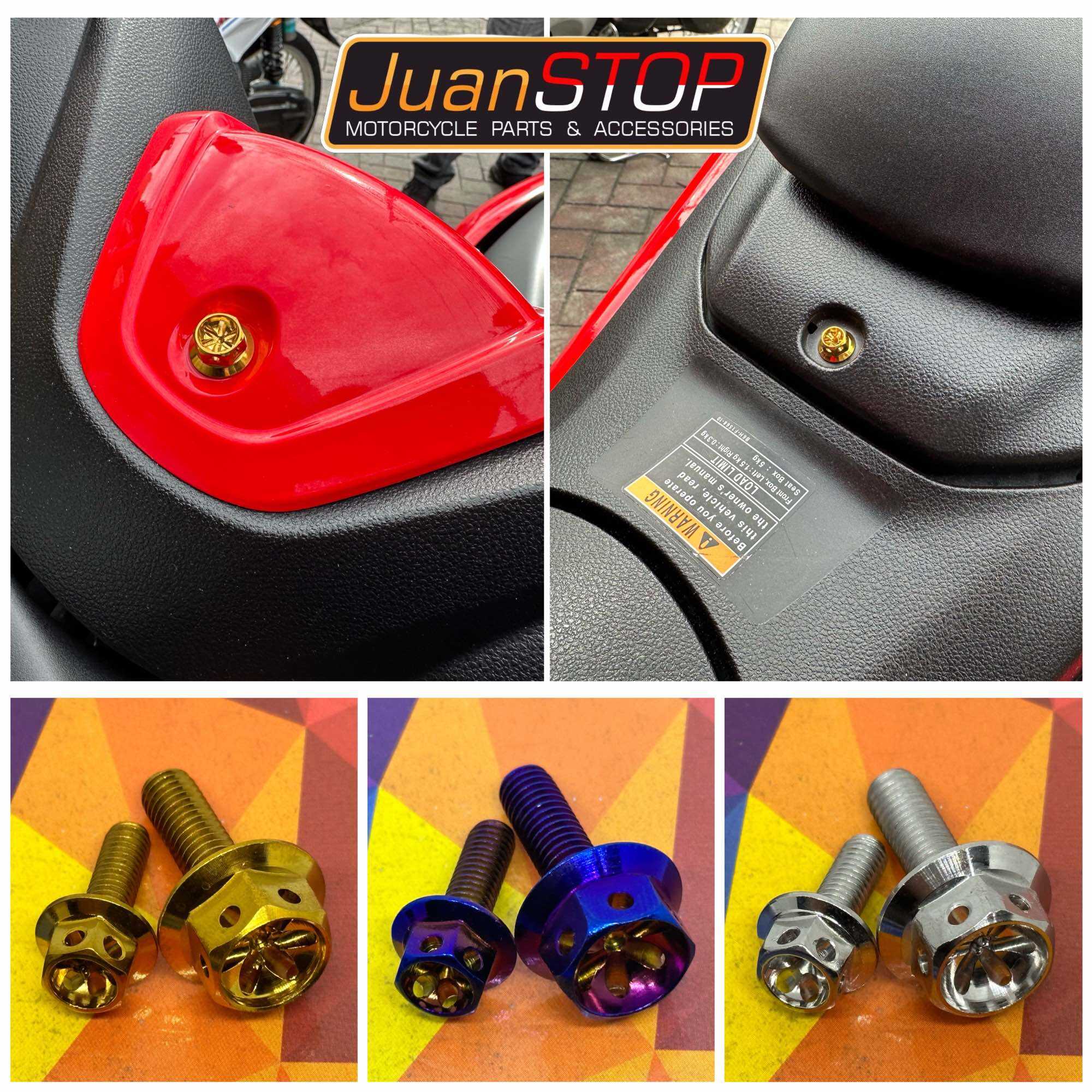 HENG Center Body Bolt For Nmax Sold As Set (2pcs