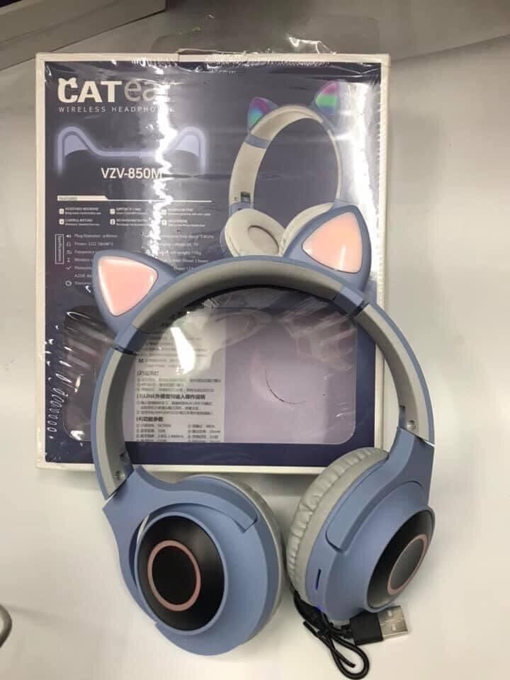 VZV850 cat ear wireless headphones Bluetooth headset Lazada PH
