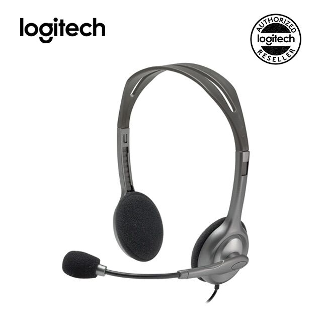 Noise Cancelling Logitech H11 Headset Logitech H111 Stereo Headset