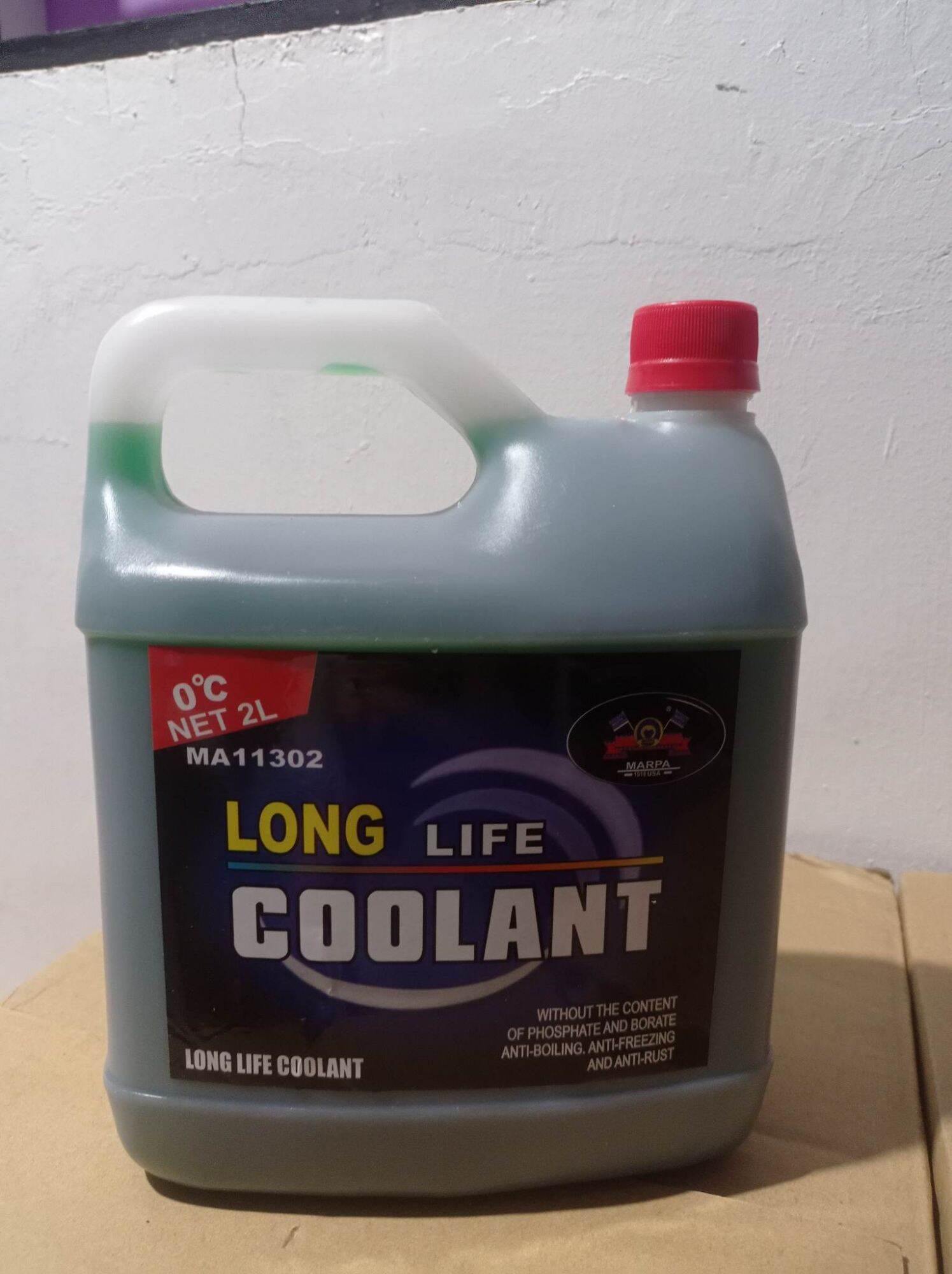 RADIATOR COOLANT LONG LIFE Marpa Brand 2 Liters (GREEN) | Lazada PH