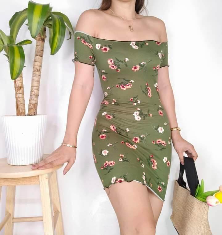FLORAL LETTUCE DRESS Lazada PH