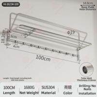 HITOMI | Thickened Drill-Free Towel Rack