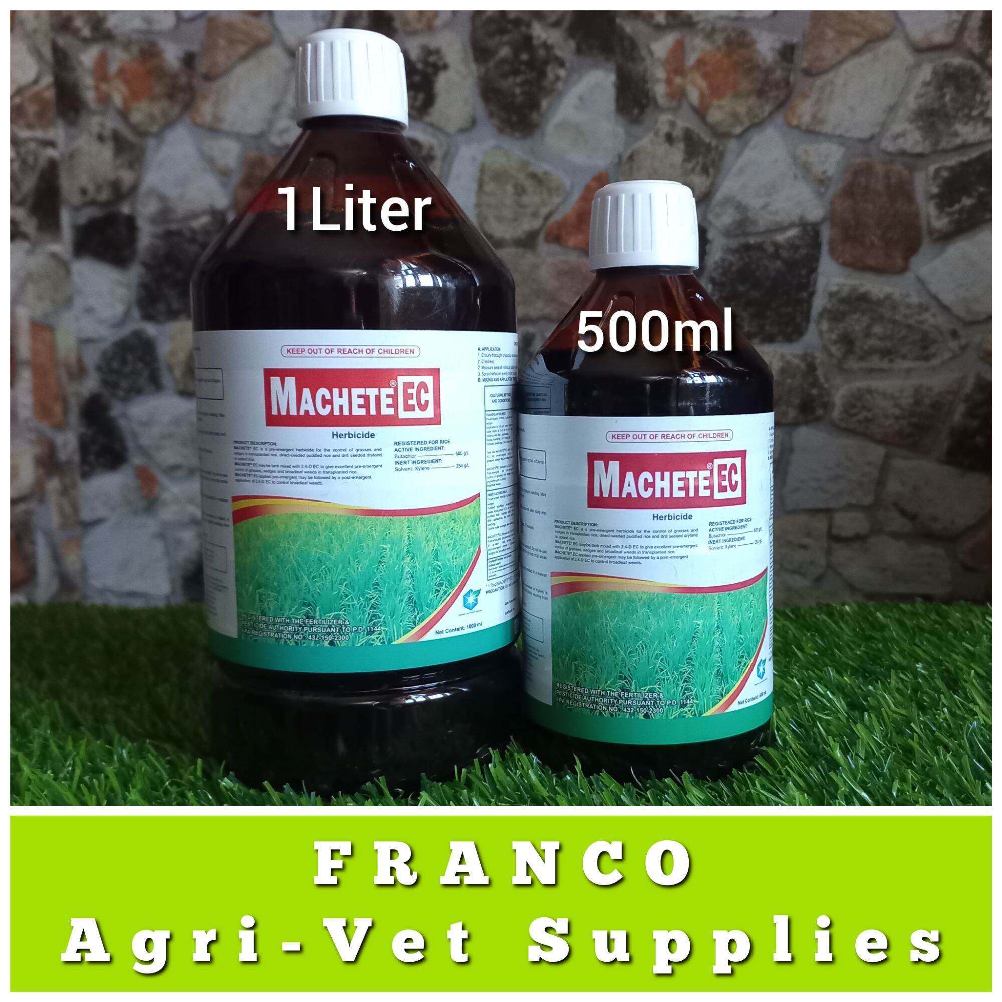 Machete EC Herbicide ( 1 Liter / 500ml ) Lazada PH