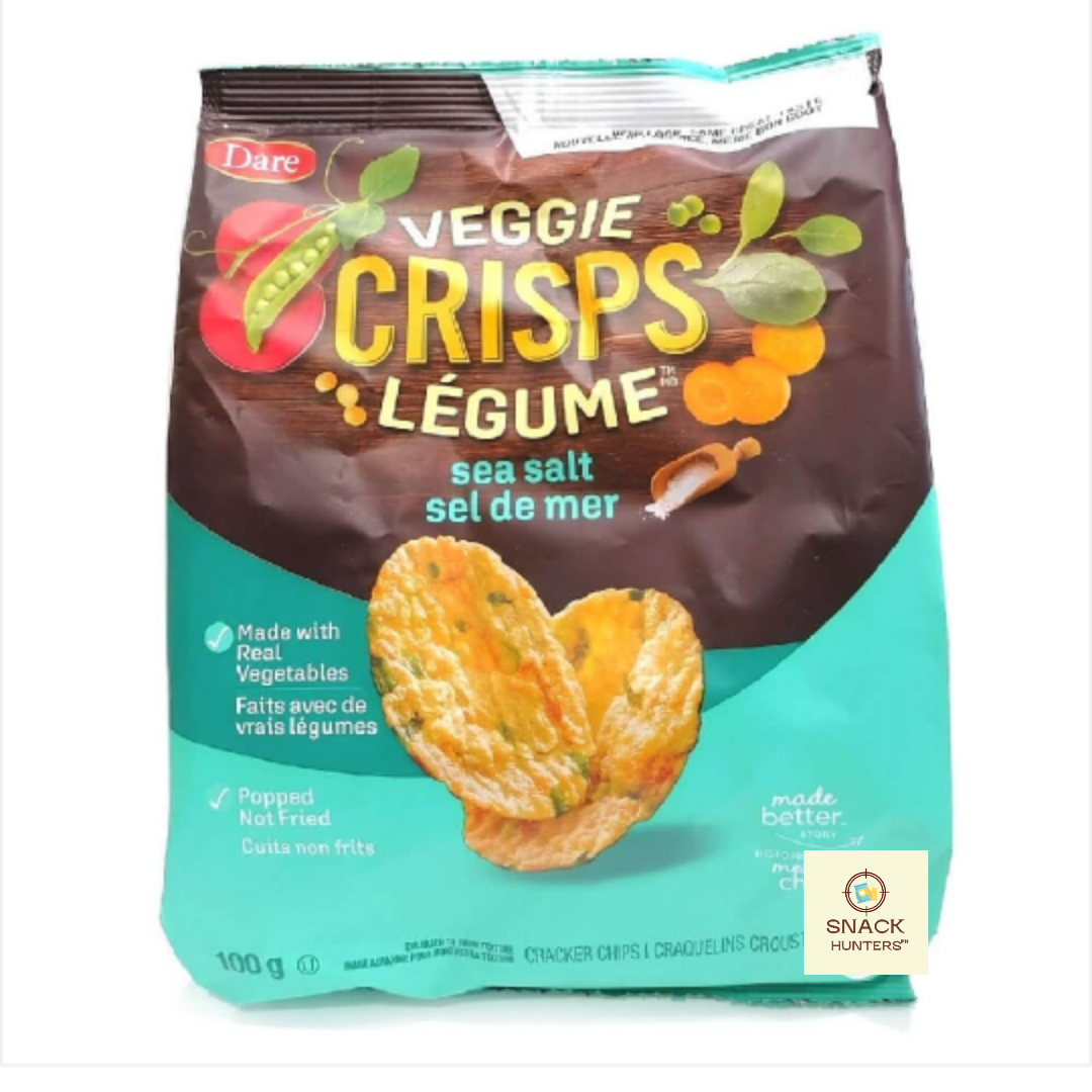 Dare Veggie Crisps Sea Salt Crackers Chips 100g Lazada PH